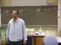 Mr. Whitaker in lab